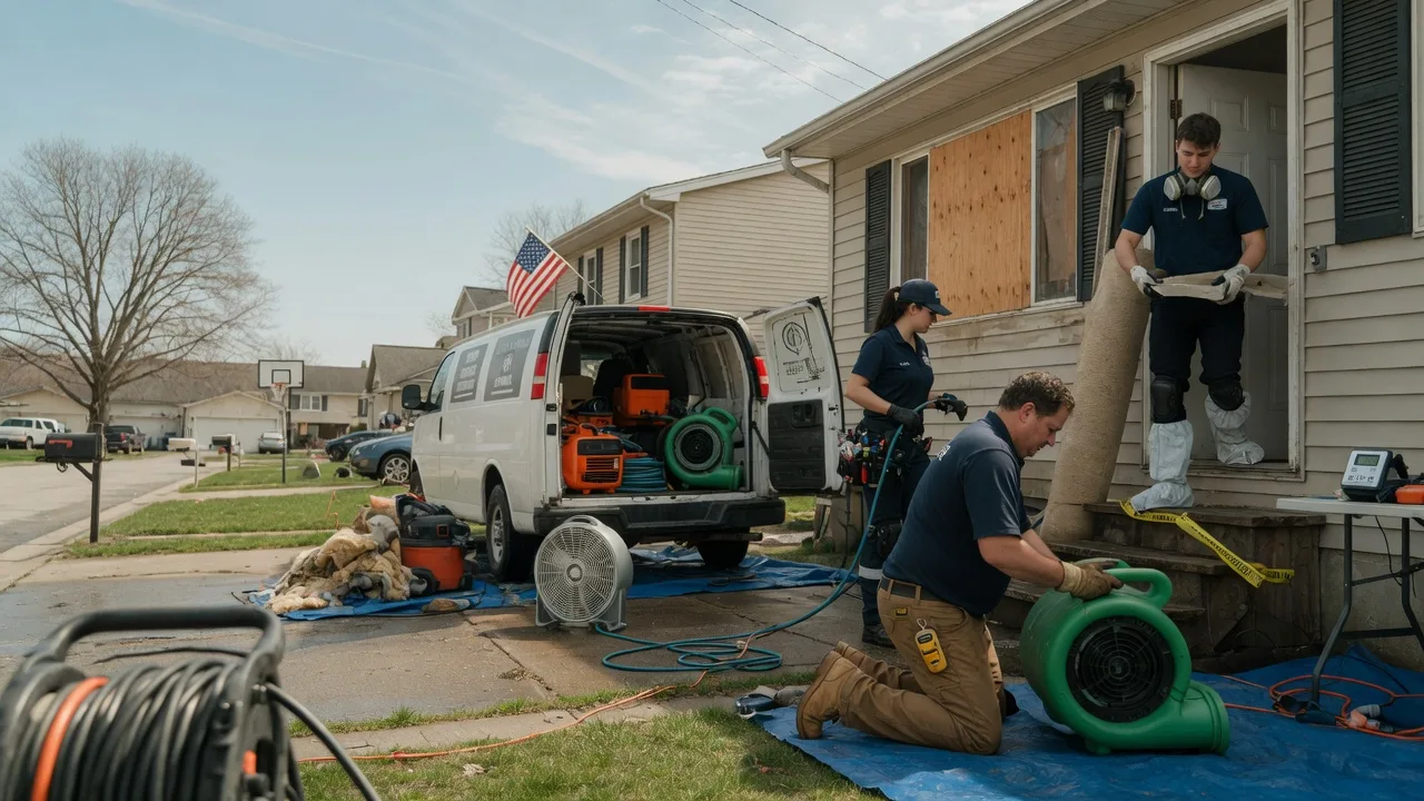 Water Damage Restoration in Fowler, IL near me
